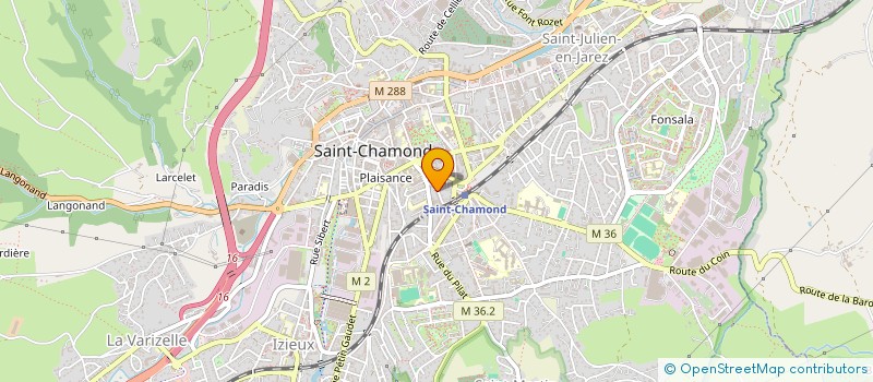localisation de l'entreprise DELTA CONFORT CLIMATISATION à SAINT-CHAMOND