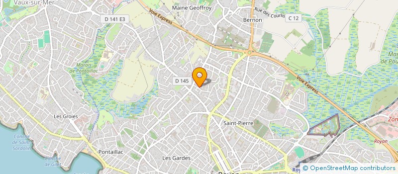 localisation de l'entreprise DELTA CONFORT ENERGIES  ROYAN