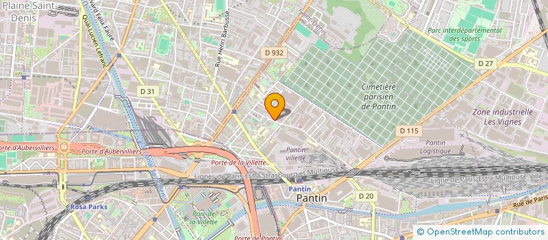localisation de l'entreprise DELTA CONSEIL à PANTIN