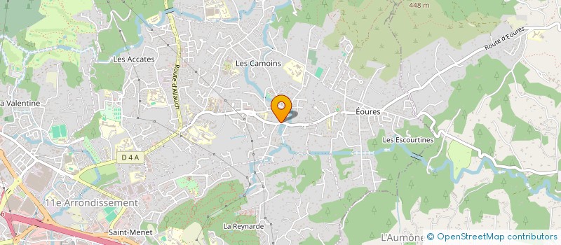 localisation de l'entreprise DELTA CONSTRUCTION à MARSEILLE