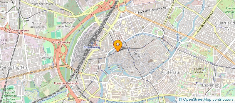 localisation de l'entreprise DELTA CONSTRUCTIONS à STRASBOURG