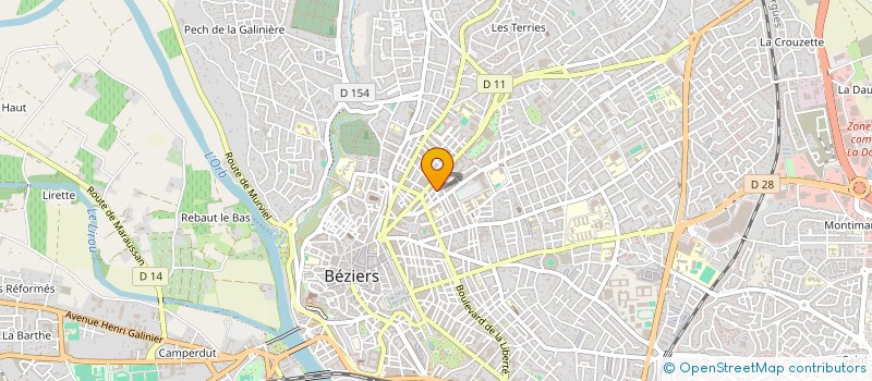 localisation de l'entreprise DELTA CONSULT  BEZIERS