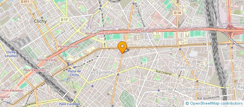 localisation de l'entreprise DELTA CONTACT à PARIS