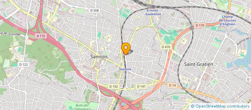 localisation de l'entreprise DELTA COORDINATION à SANNOIS