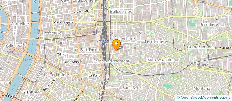 localisation de l'entreprise DELTA CREATIONS  LYON