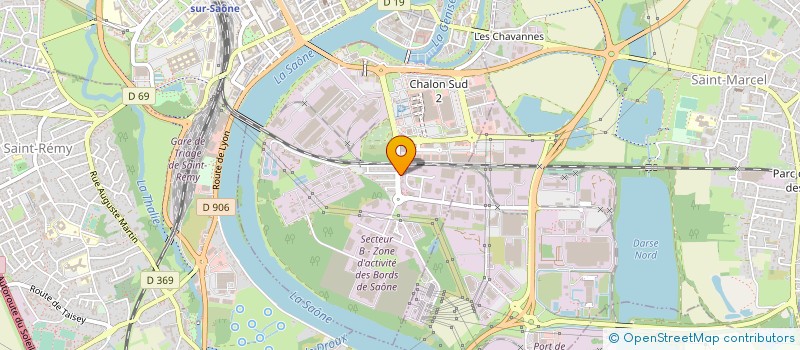 localisation de l'entreprise DELTA CUISINES à CHALON-SUR-SAONE