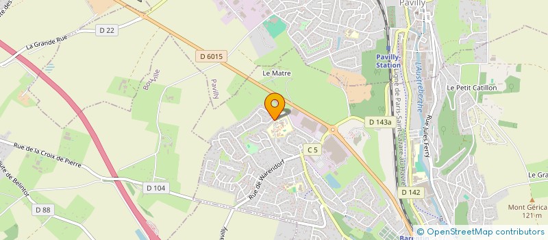 localisation de l'entreprise DELTA D  BARENTIN