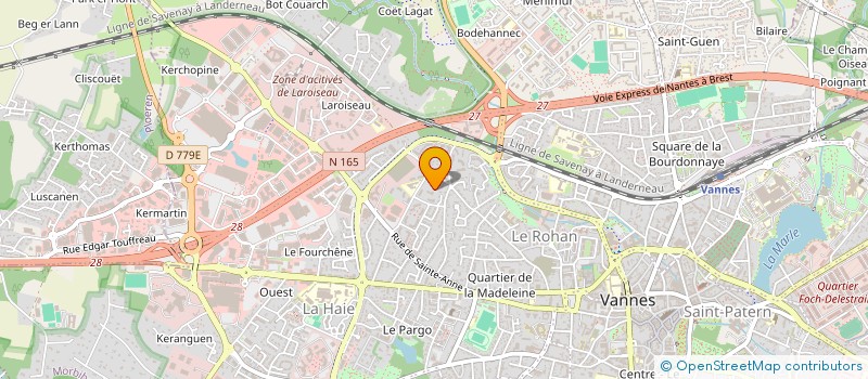 localisation de l'entreprise DELTA DATA à VANNES