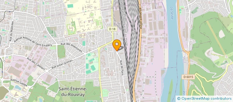 localisation de l'entreprise DELTA DES COQUELICOTS  SAINT-ETIENNE-DU-ROUVRAY