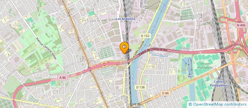 localisation de l'entreprise DELTA DEVELOPPEMENT SECURITE PRIVEE à VITRY-SUR-SEINE