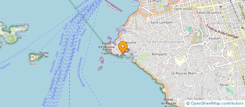 localisation de l'entreprise DELTA DISTRIBUTION  MARSEILLE