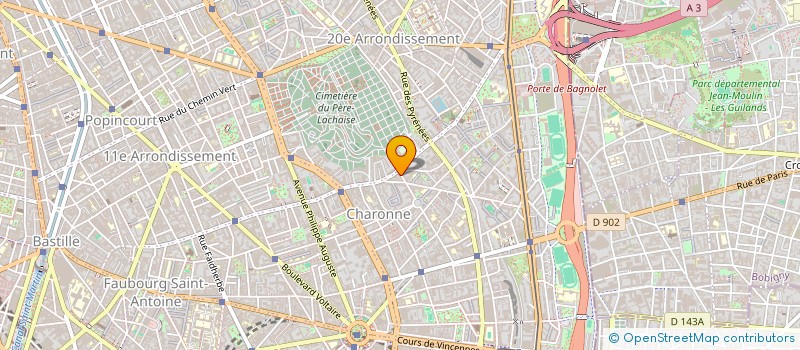 localisation de l'entreprise DELTA DTB  PARIS