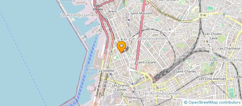 localisation de l'entreprise DELTA ECHAFAUDAGE  MARSEILLE