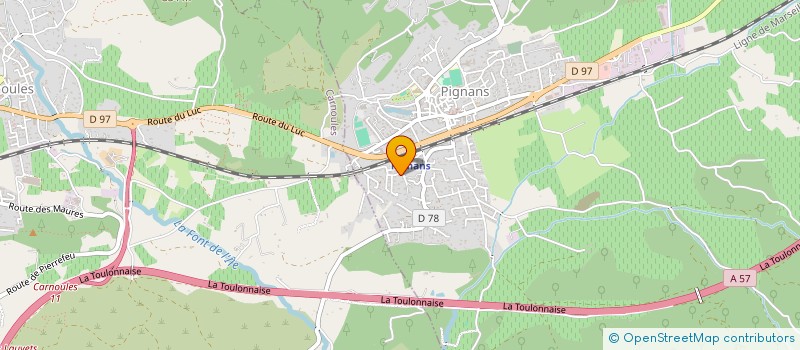 localisation de l'entreprise DELTA ELECTRICITE  PIGNANS