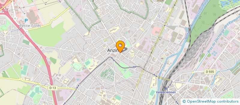localisation de l'entreprise DELTA ENERGIES à ANZIN