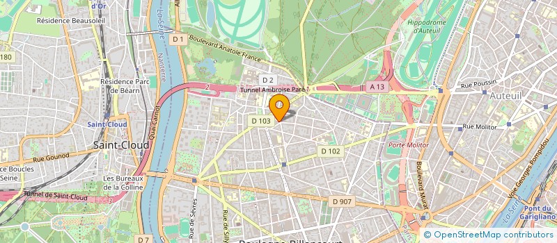 localisation de l'entreprise DELTA ENERGY INTERNATIONAL SARL  BOULOGNE-BILLANCOURT