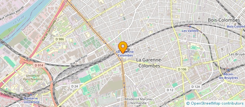 localisation de l'entreprise DELTA EQUIPEMENT à LA GARENNE-COLOMBES