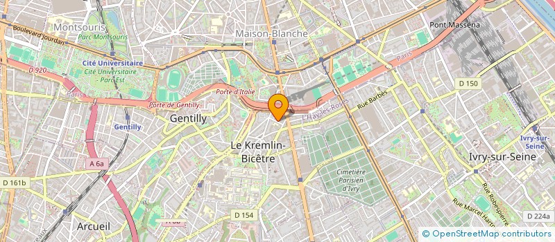 localisation de l'entreprise DELTA EQUITAS  LE KREMLIN-BICETRE