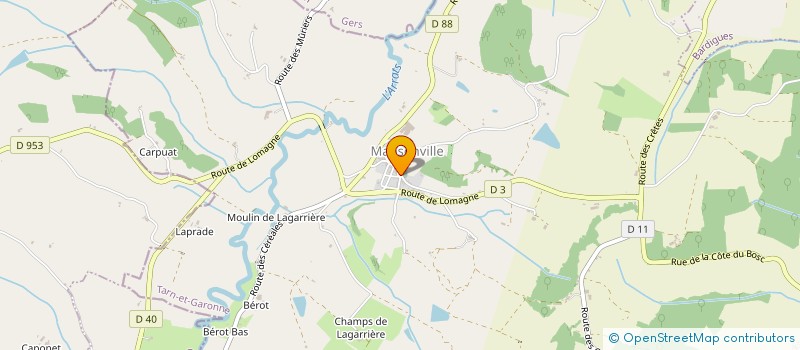 localisation de l'entreprise DELTA EXPERTS  MARSAC