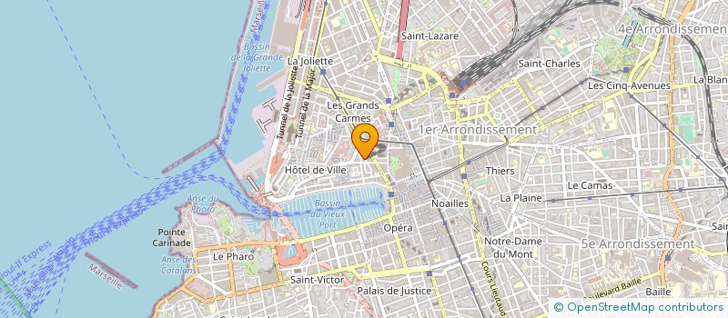 localisation de l'entreprise DELTA EXPRESS à MARSEILLE
