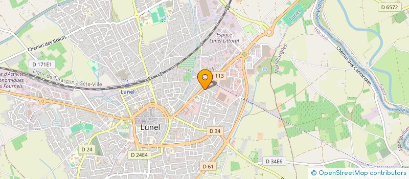 localisation de l'entreprise DELTA FACADES  LUNEL
