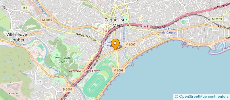 localisation de l'entreprise DELTA FEU SERVICES COTE D'AZUR à CAGNES-SUR-MER