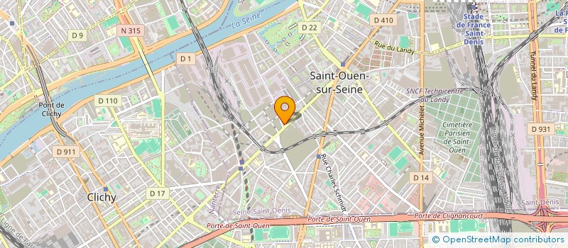 localisation de l'entreprise DELTA FIBRE à SAINT-OUEN-SUR-SEINE