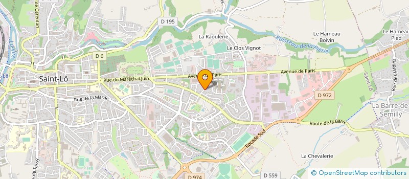 localisation de l'entreprise DELTA FLAMME  SAINT-LO