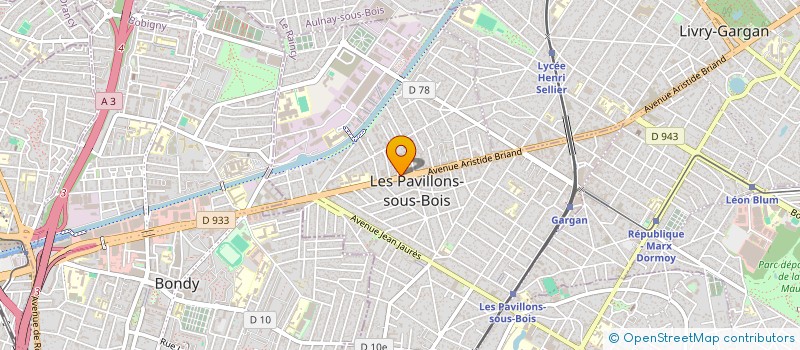localisation de l'entreprise DELTA FORCE à LES PAVILLONS-SOUS-BOIS