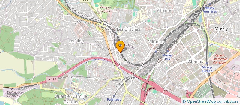 localisation de l'entreprise DELTA FORCE BAT  PALAISEAU