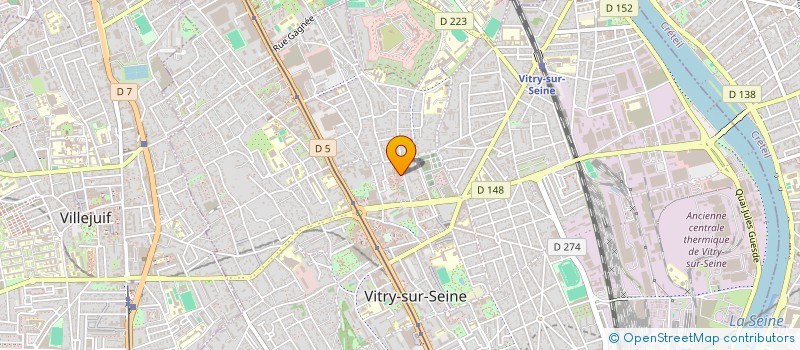 localisation de l'entreprise DELTA FORCE SECURITE PRIVEE  VITRY-SUR-SEINE