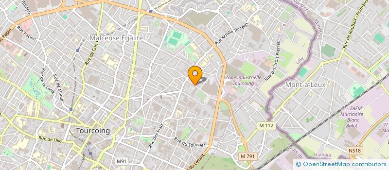 localisation de l'entreprise DELTA FORMATION  TOURCOING