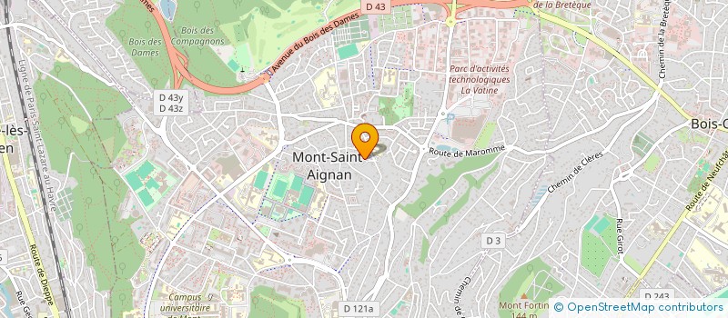 localisation de l'entreprise DELTA FR  MONT-SAINT-AIGNAN