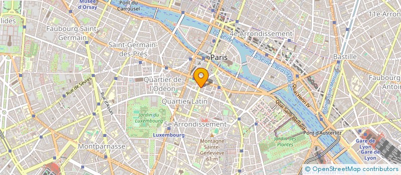 localisation de l'entreprise DELTA FRUITS à PARIS