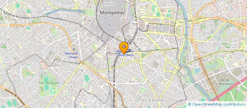 localisation de l'entreprise DELTA GARE à MONTPELLIER
