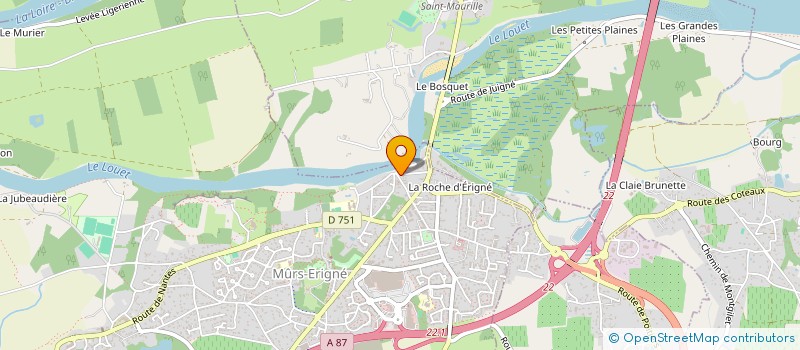 localisation de l'entreprise DELTA GBGE  MURS-ERIGNE