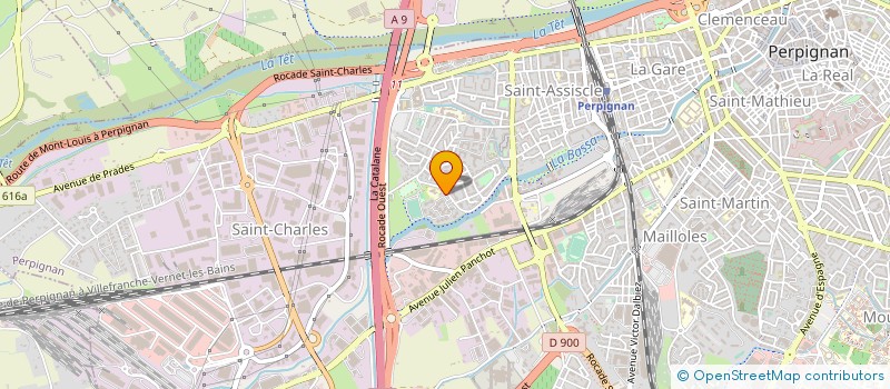 localisation de l'entreprise DELTA GESTION 66  PERPIGNAN