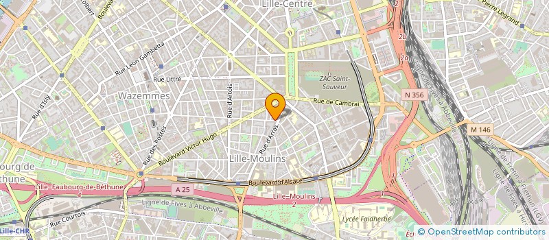 localisation de l'entreprise DELTA GRAPHIC à LILLE