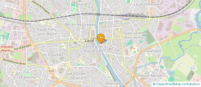 localisation de l'entreprise DELTA HOLDING à LAVAL