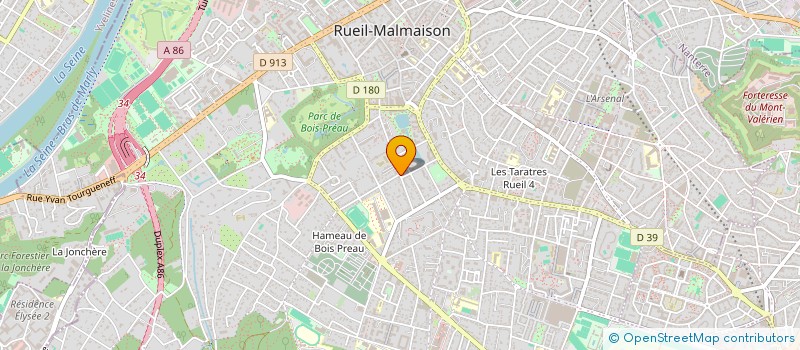 localisation de l'entreprise DELTA IMMO à RUEIL-MALMAISON