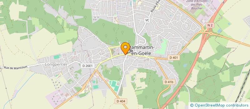 localisation de l'entreprise DELTA IMMO ENERGETICS  DAMMARTIN-EN-GOELE