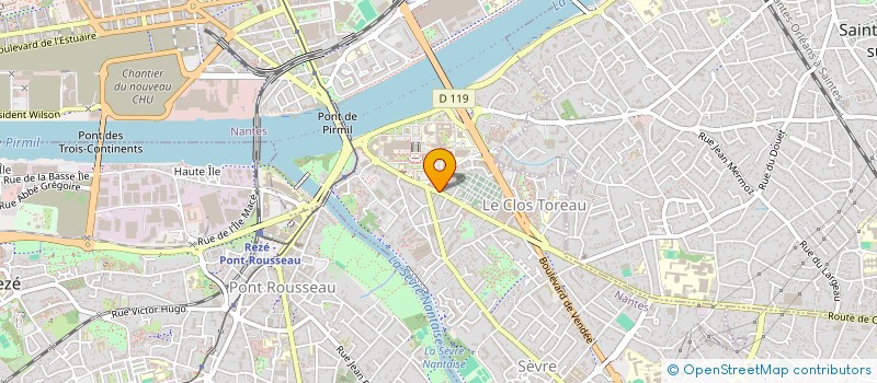 localisation de l'entreprise DELTA IMMOBILIER à NANTES