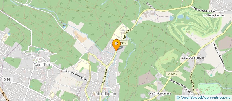 localisation de l'entreprise DELTA IMMOBILIER  MONTLIGNON