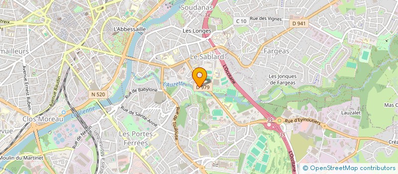 localisation de l'entreprise DELTA IMMOBILIER à LIMOGES