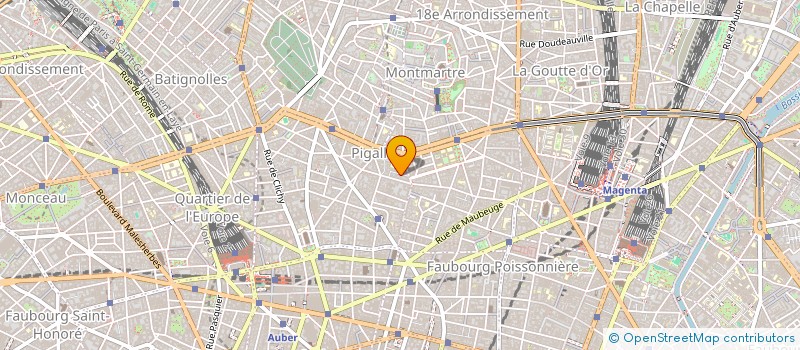 localisation de l'entreprise DELTA IMMOBILIER  PARIS