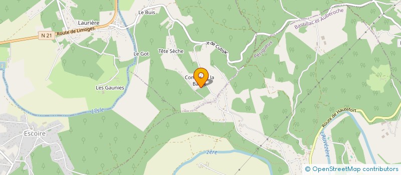 localisation de l'entreprise DELTA INFORMATIQUE SERVICES  SARLIAC SUR L'ISLE