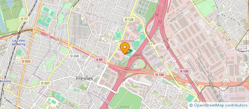 localisation de l'entreprise DELTA INSTAL à VERRIERES-LE-BUISSON