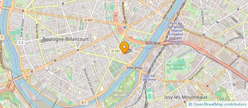 localisation de l'entreprise DELTA INTERNATIONAL à BOULOGNE-BILLANCOURT