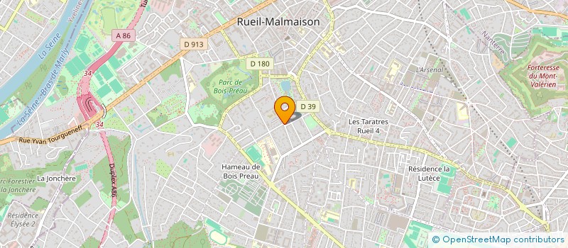 localisation de l'entreprise DELTA INVEST à RUEIL-MALMAISON