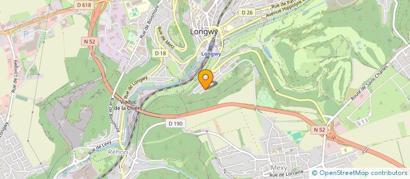 localisation de l'entreprise DELTA INVEST à LONGWY